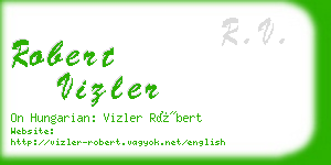 robert vizler business card